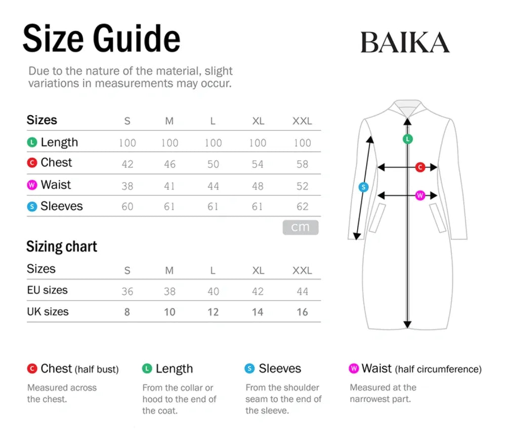 Adult Size Chart